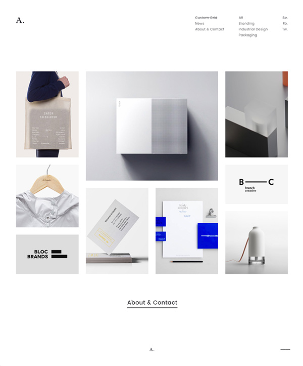 Custom Grid Portfolio