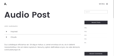 Audio Format Post