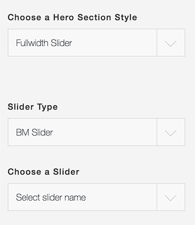 Choose Slider