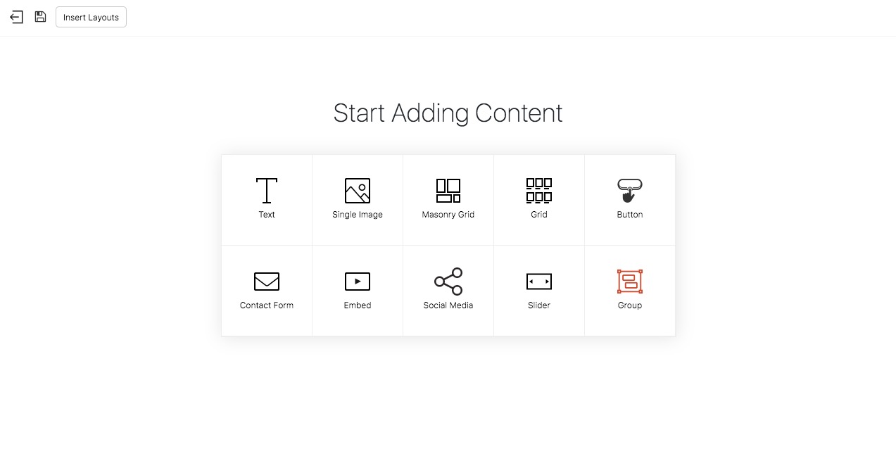 BM Content Builder Main Interface
