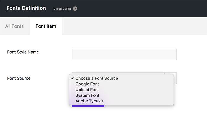 Fonts Management