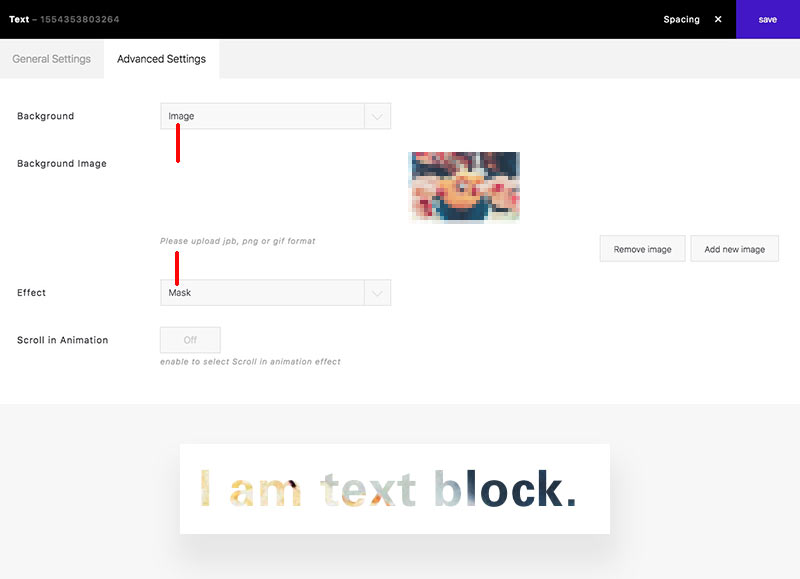 Image Mask Text