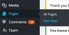 Page/add new