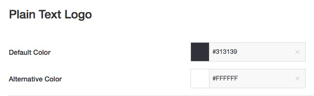 Plain Text Logo Color