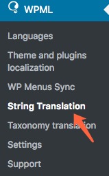 WPML/String translation