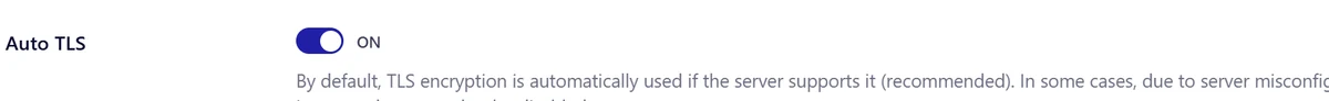 Auto TLS option