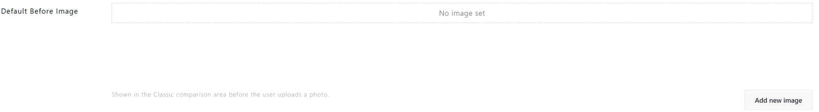 AI Image module default before image option
